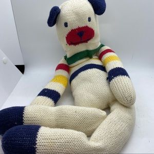 Hudson’s Bay Company Sweater Woven Teddy Bear HBC Stripes like Blanket
